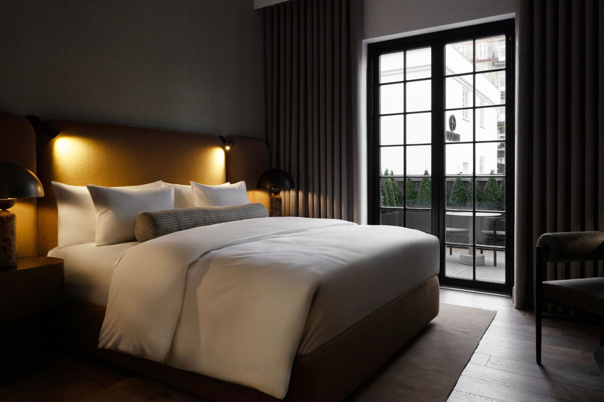 Superior courtyard værelse i moderne og roligt design. Foto: Marianne Chloe