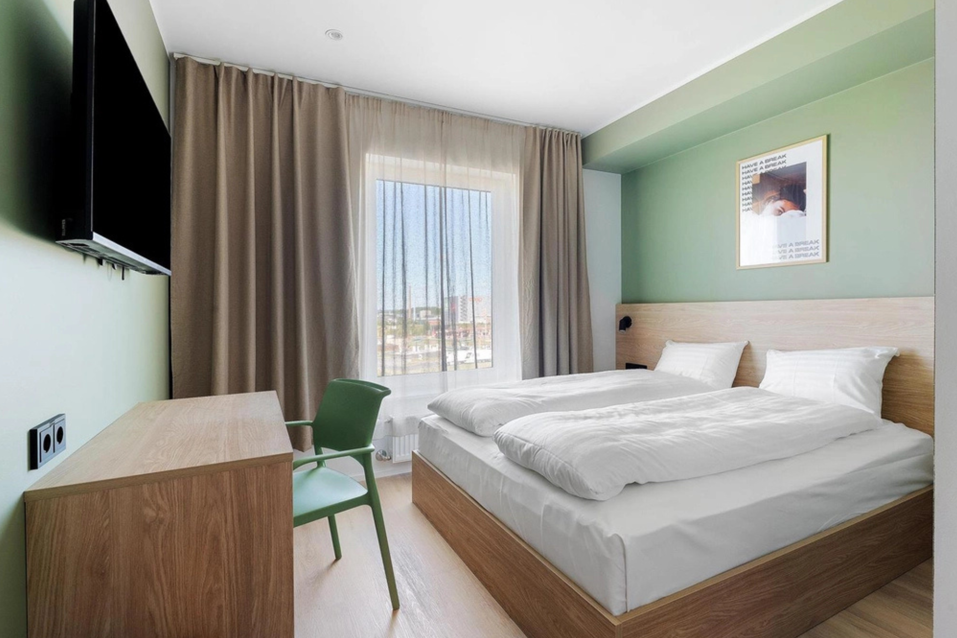 Hotelværelse på Aiden by Best Western Odense. Foto: PR