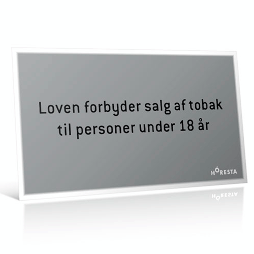 Forbud mod salg af tobak (klistermærke)